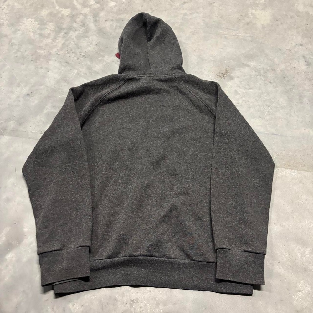 Vintage Y2K/2000s Grey Barcelona España Spain Spellout Pullover Hoodie! Size M - Picture 7 of 7